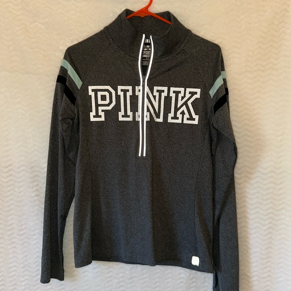 Pink activewear pullover